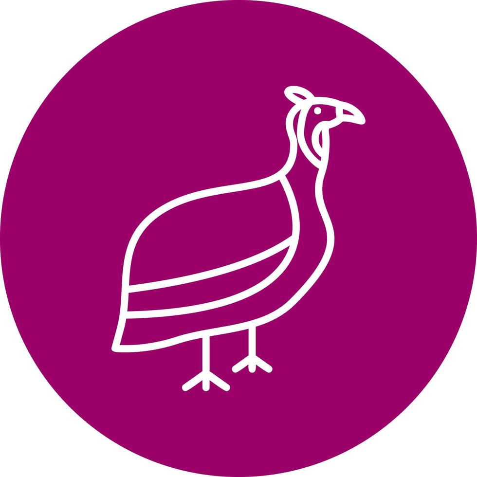 Guineafowl Vector Icon