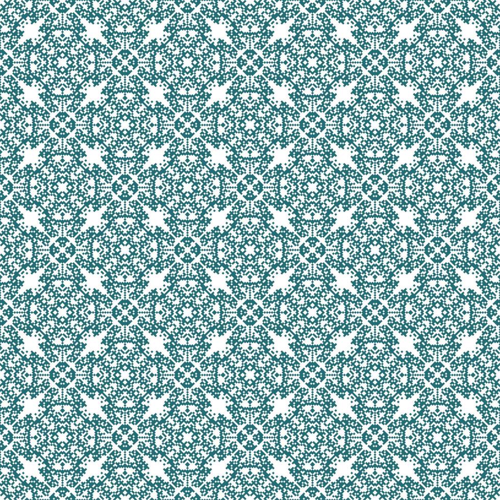 Islamic decorative background made of small squares. The rich decoration of abstract patterns for construction of fabric or paper. vector