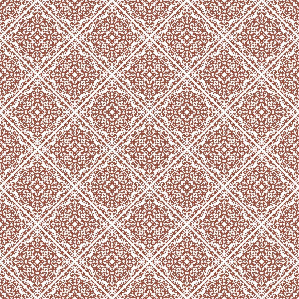 Islamic decorative background made of small squares. The rich decoration of abstract patterns for construction of fabric or paper. vector