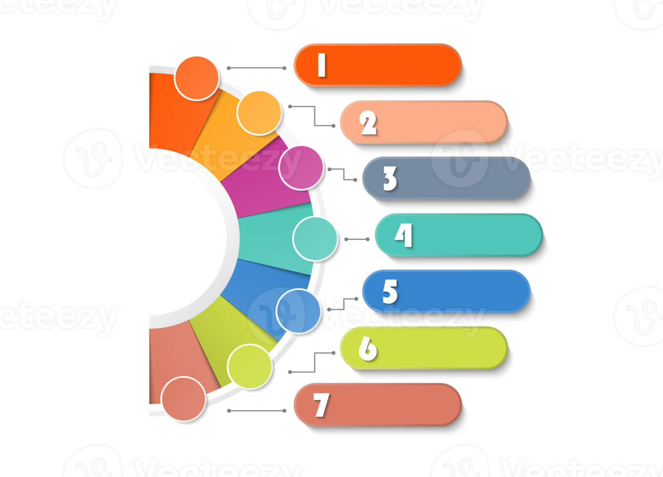 infographie avec 7 étapes, processus ou options. png