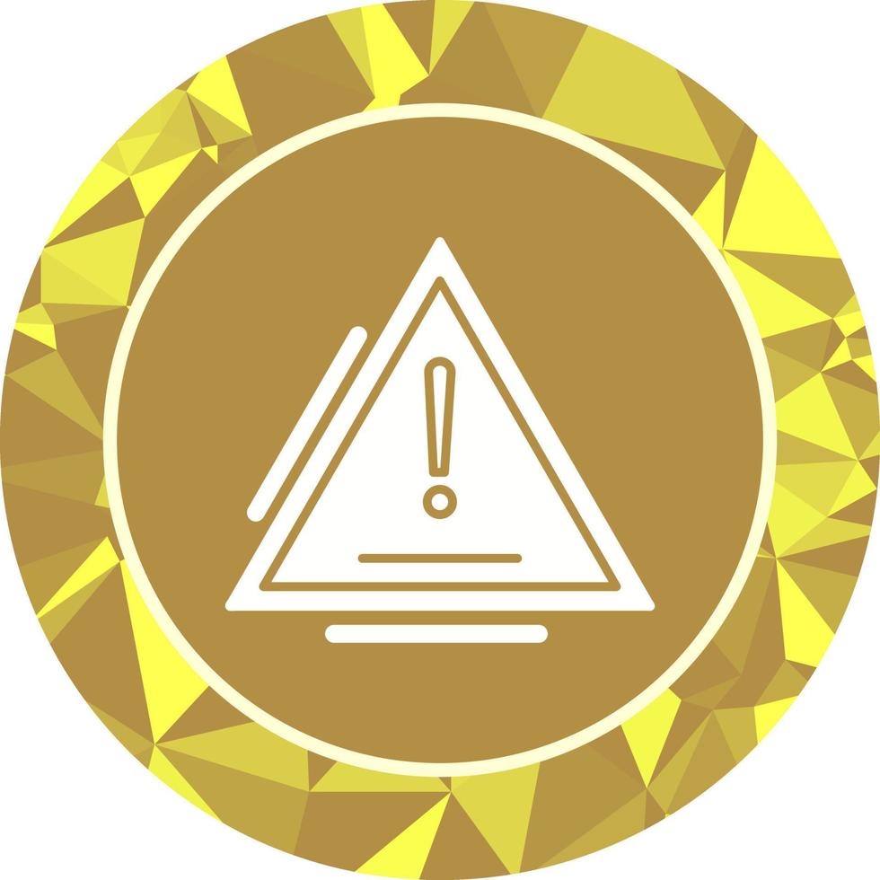 Warning Unique Vector Icon