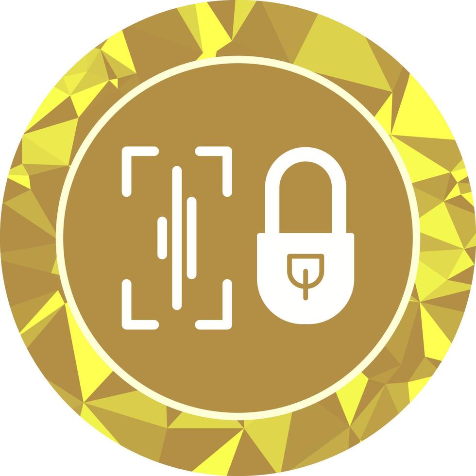 Voice Lock Unique Vector Icon