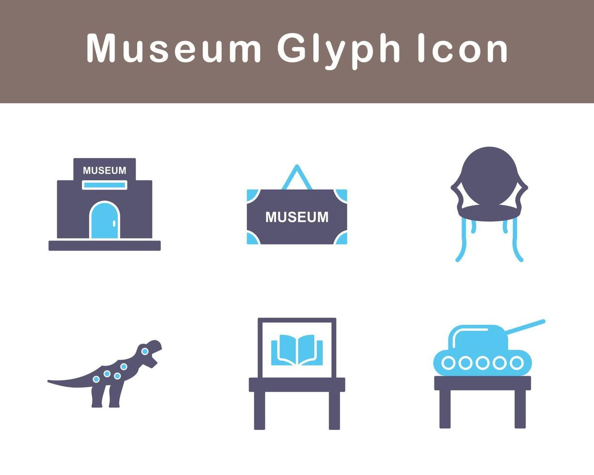 Museum Vector Icon Set