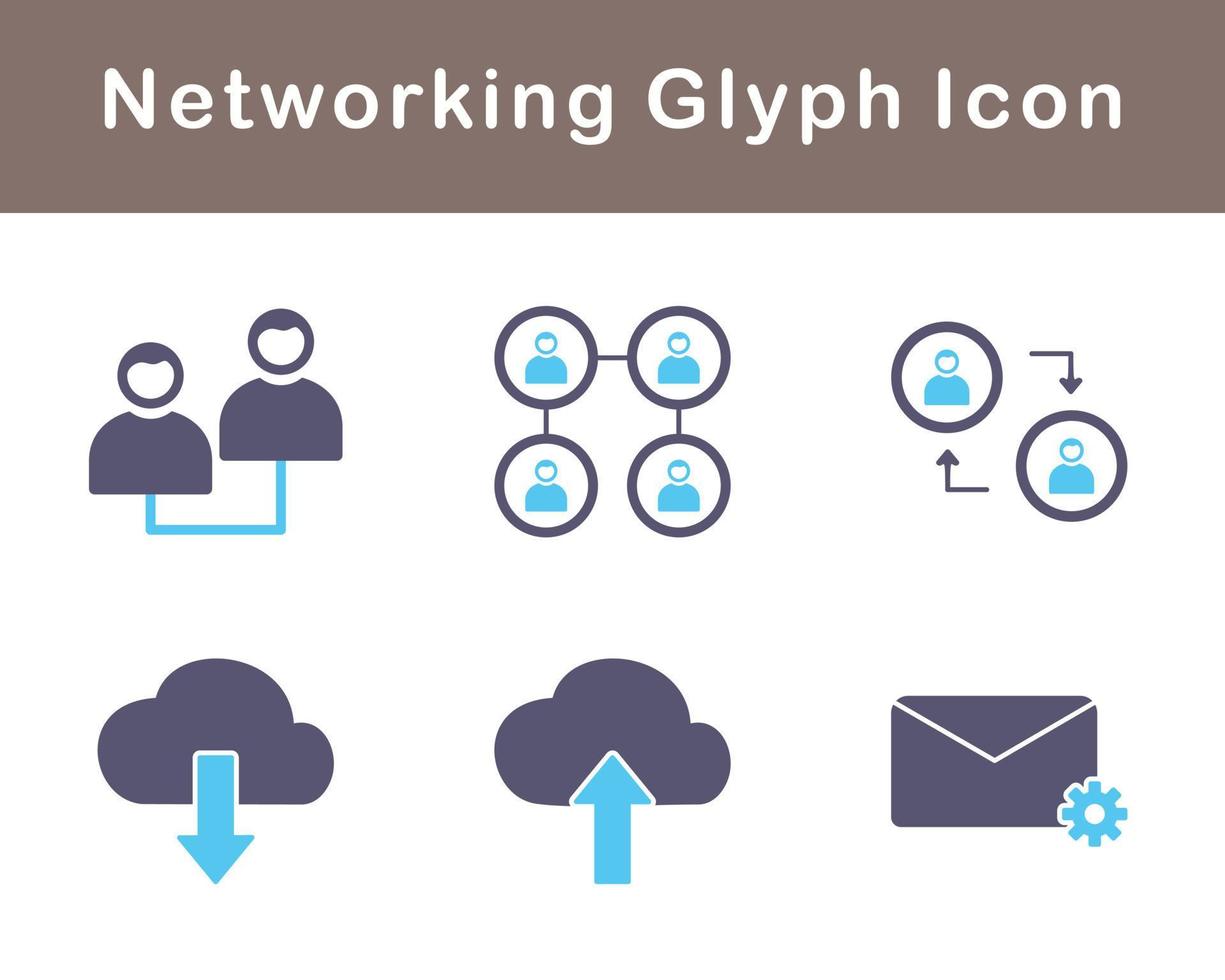 Networking Vector Icon Set