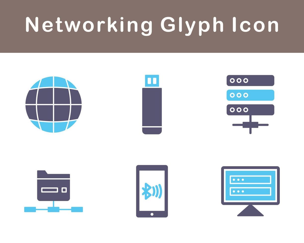 Networking Vector Icon Set