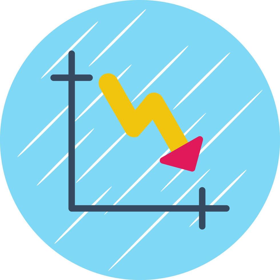 Trending down Vector Icon Design