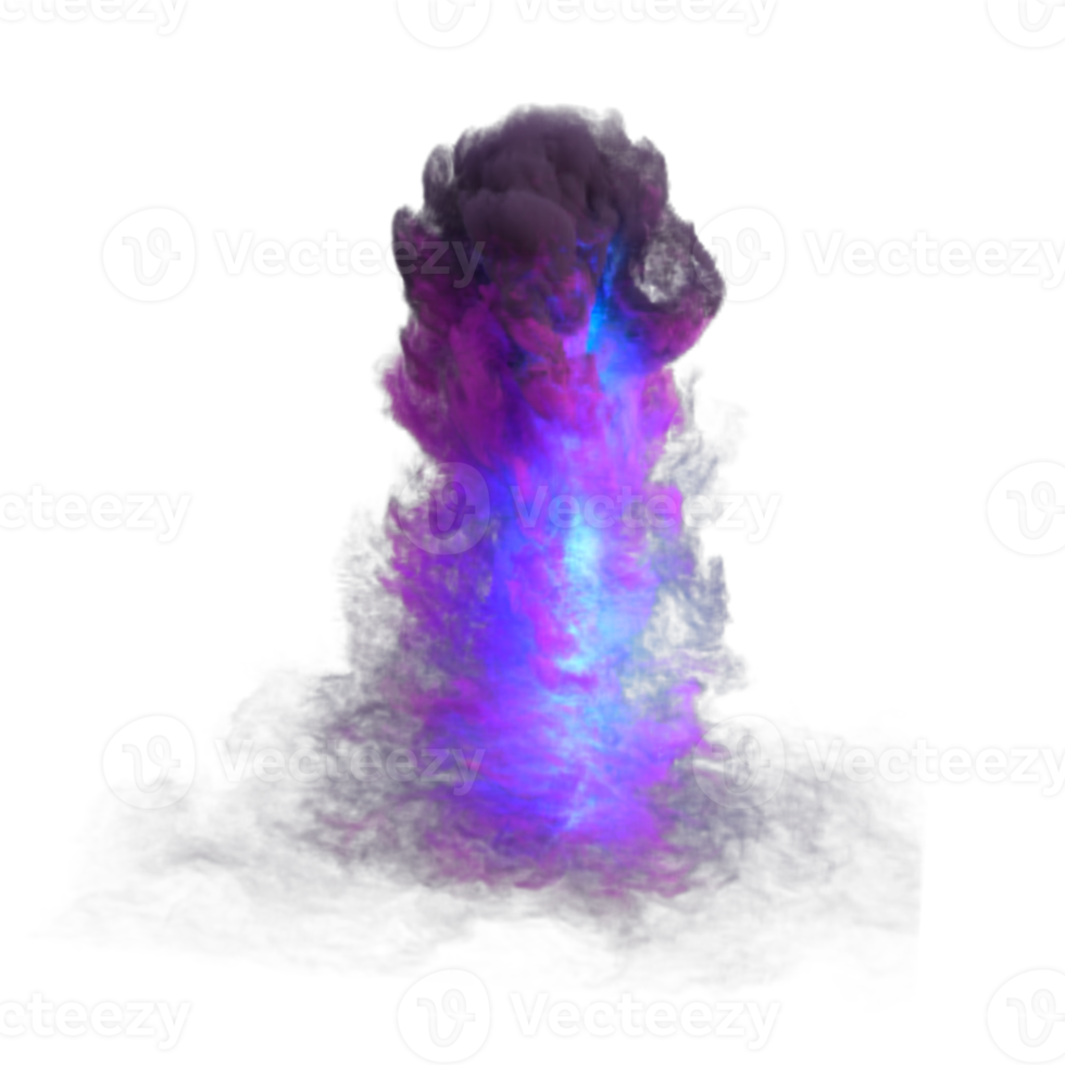 Magus effect isolated. 3d render png