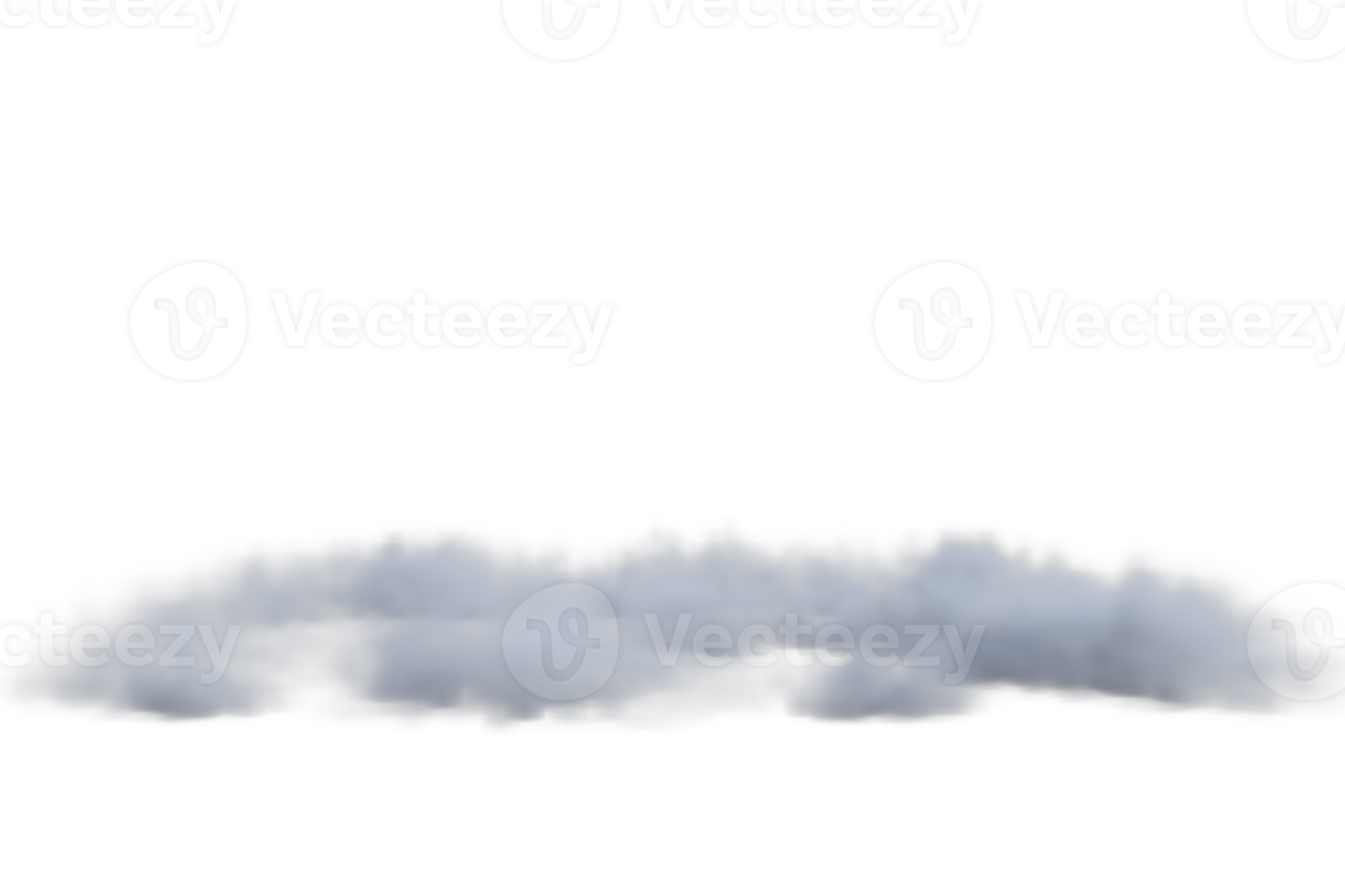 Fog motion blured isolated. 3d render png