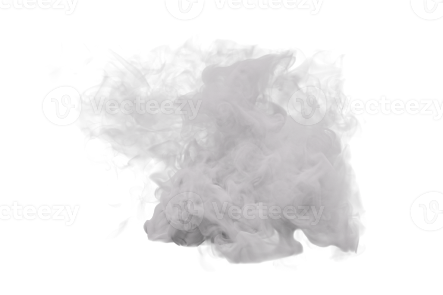 vapore e Fumo isolato. 3d rendere png