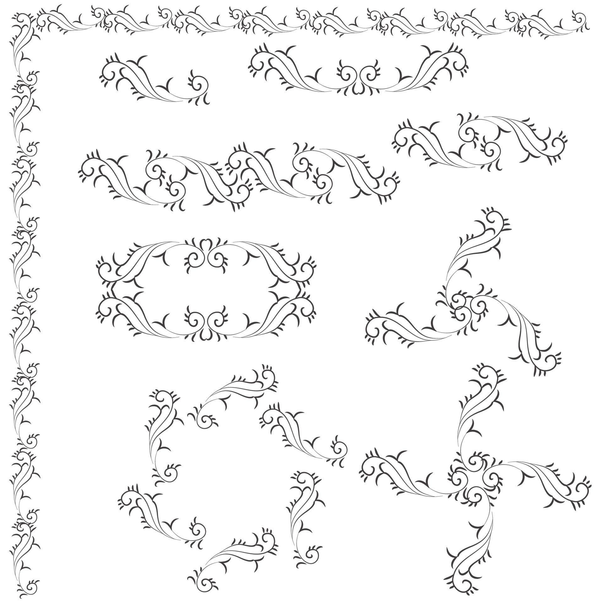 Vector graphic elements for design vector elements 20918003 Vector Art