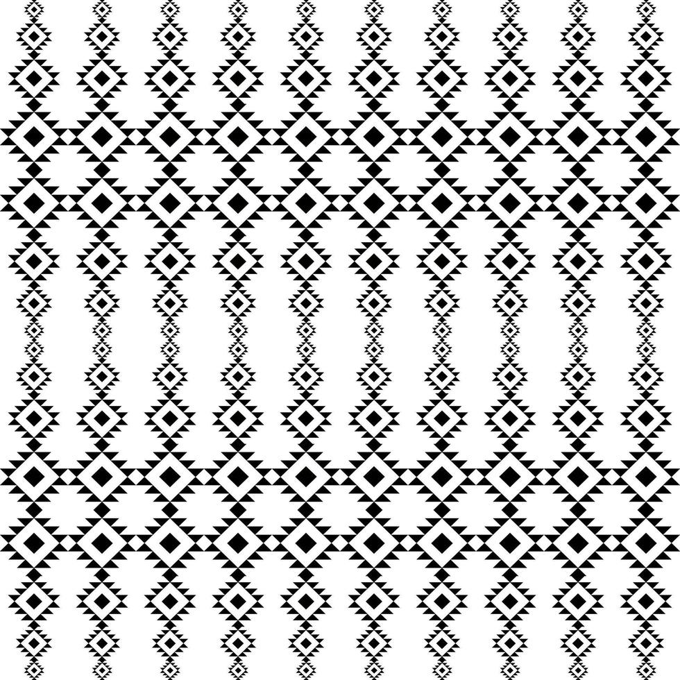 black and white geometric seamless pattern vector
