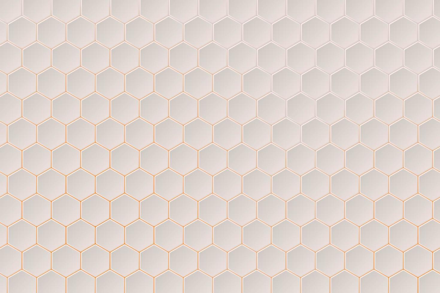 Abstract honeycomb mosaic background design. Geometric hexagon cells