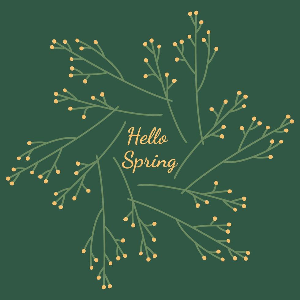 Background of twigs. vector