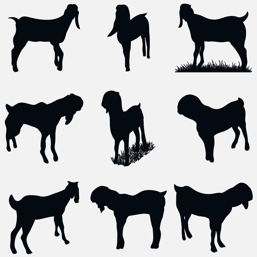 Goat Silhouette Illustration vector