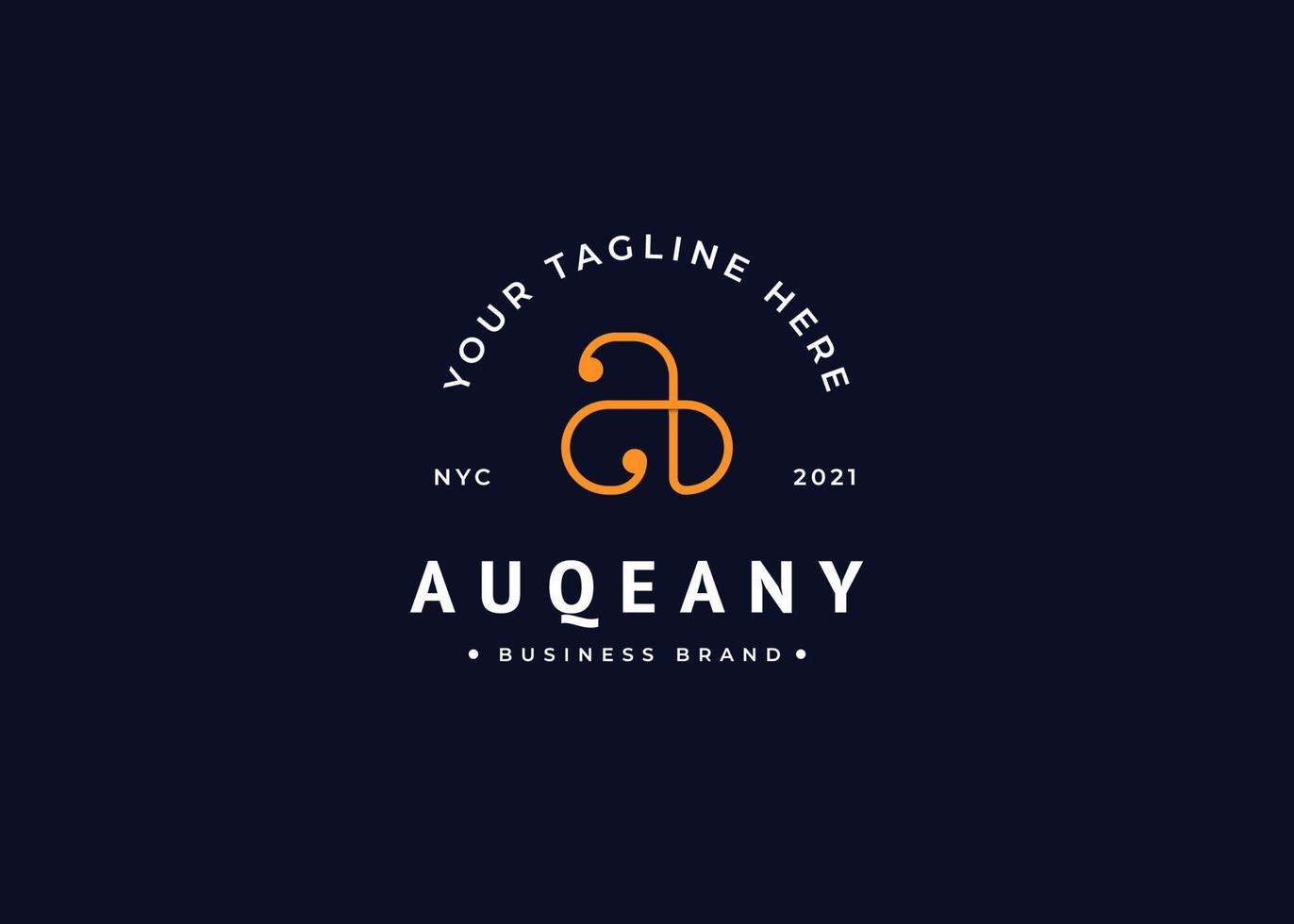 Creative letter A boutique logo design concept. Initial symbol for corporate business identity. Alphabet vector element