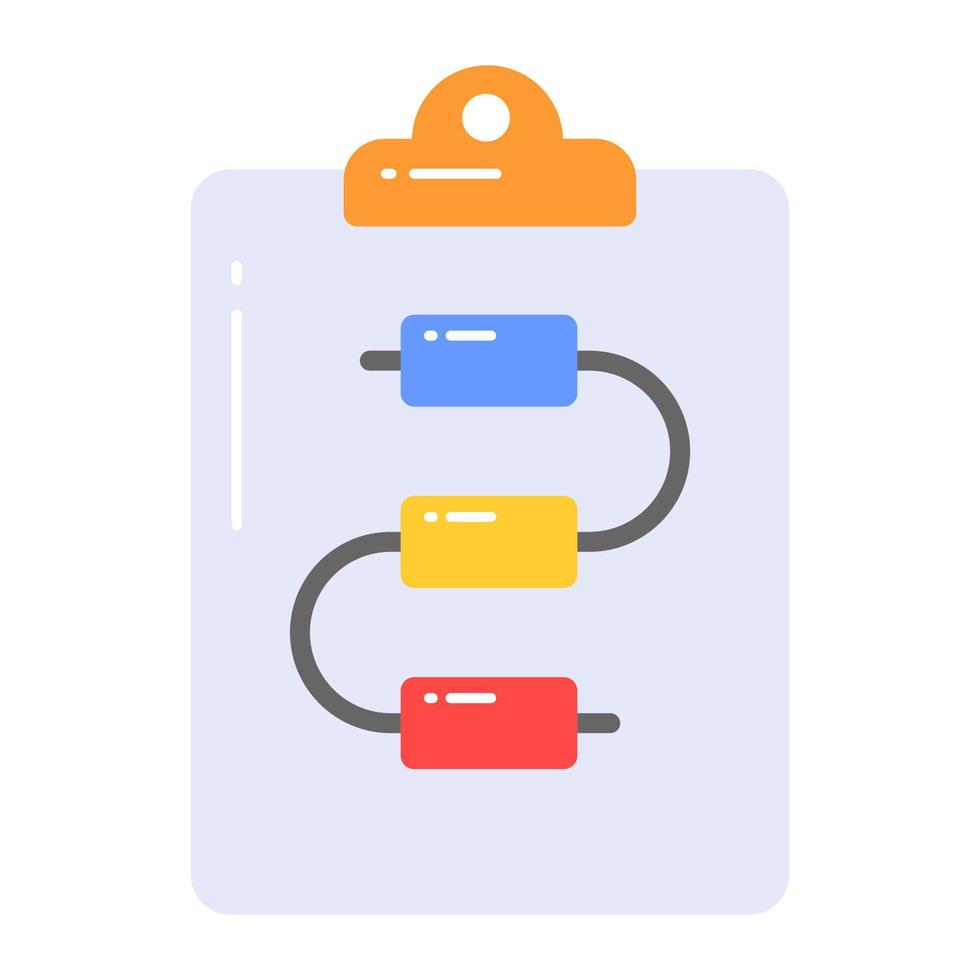 Data flow chart vector design in modern style, algorithm