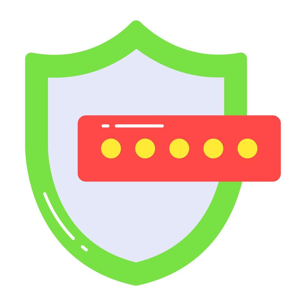 Check this amazing vector of secure password, password protection icon