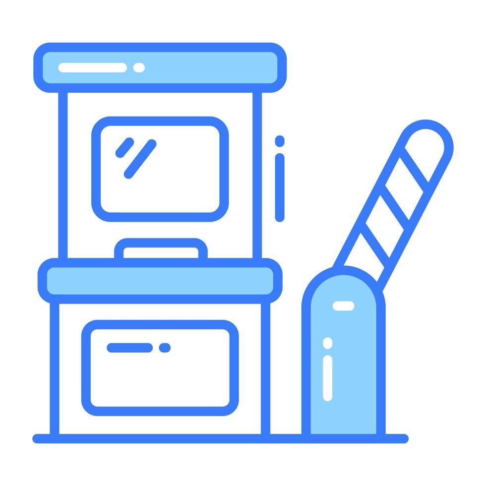 Toll booth vector design in modern style, easy to use icon