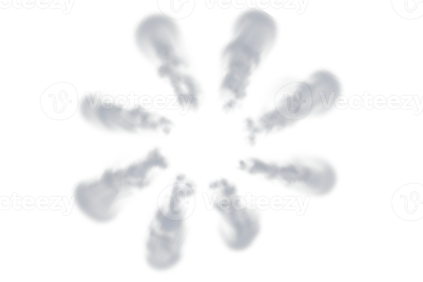 Nebel Bewegung verwischt isoliert. 3d machen png