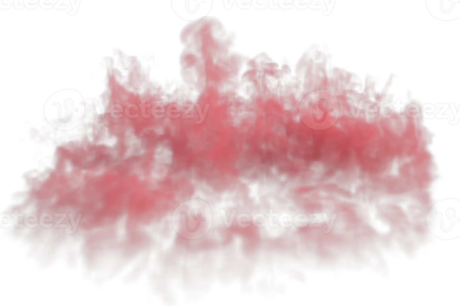 Smoke color explosion isolated. 3d render png
