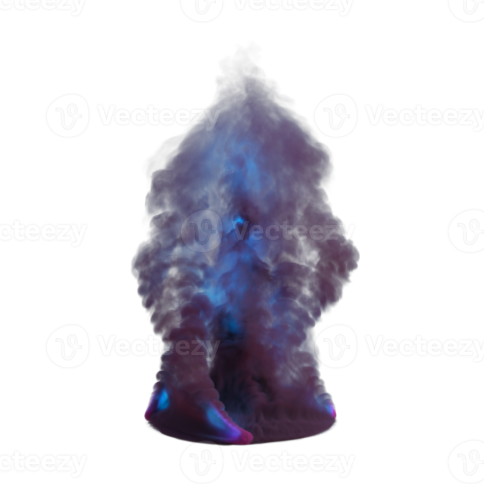 Magus effect isolated. 3d render png