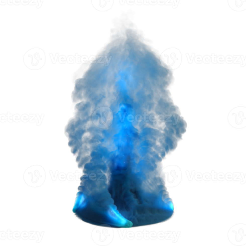 Magus effect isolated. 3d render png