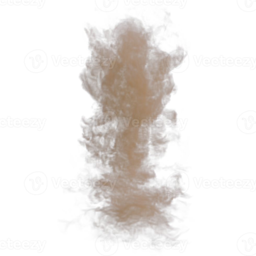 Magus effect isolated. 3d render png
