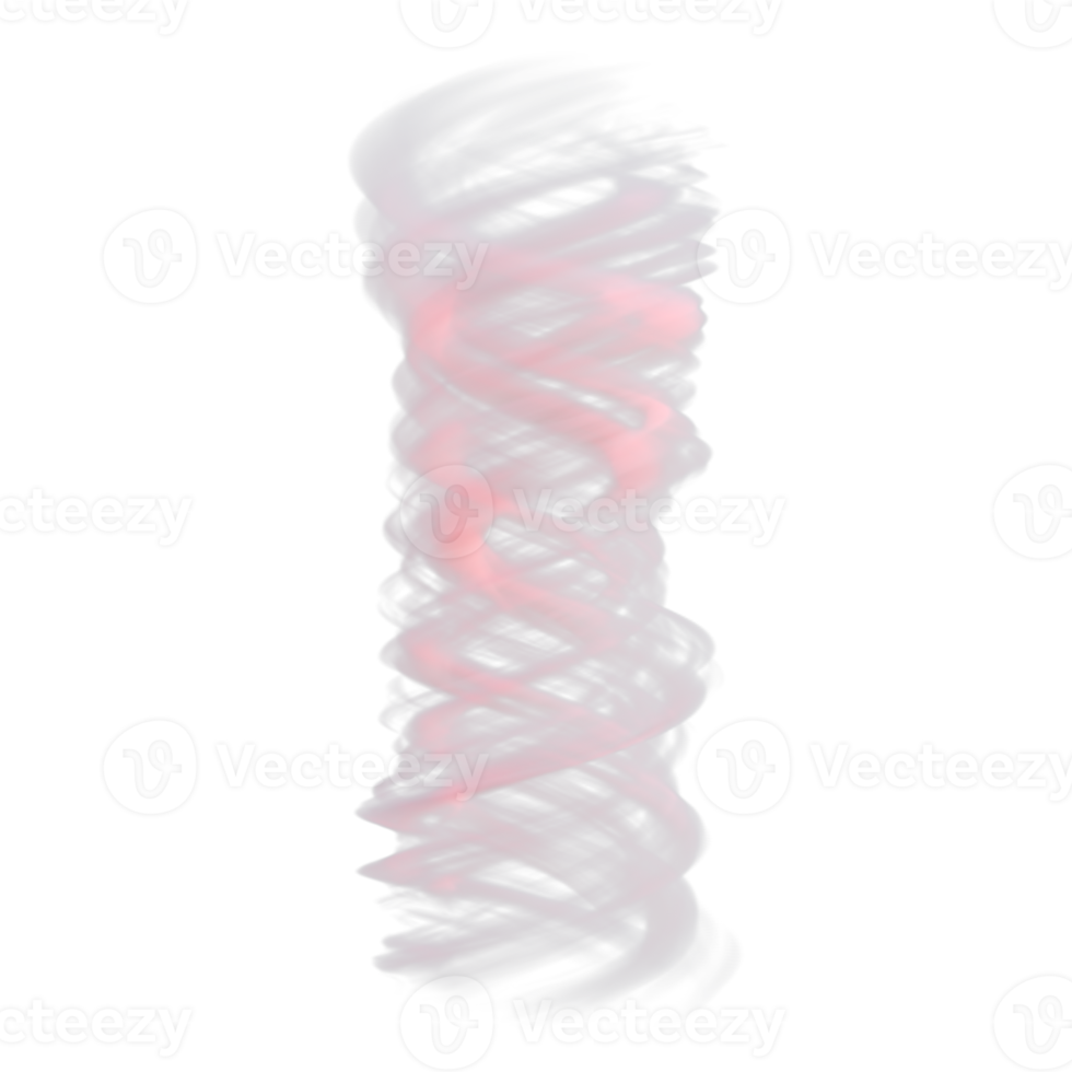 Vortex magic effect isolated. 3d render png