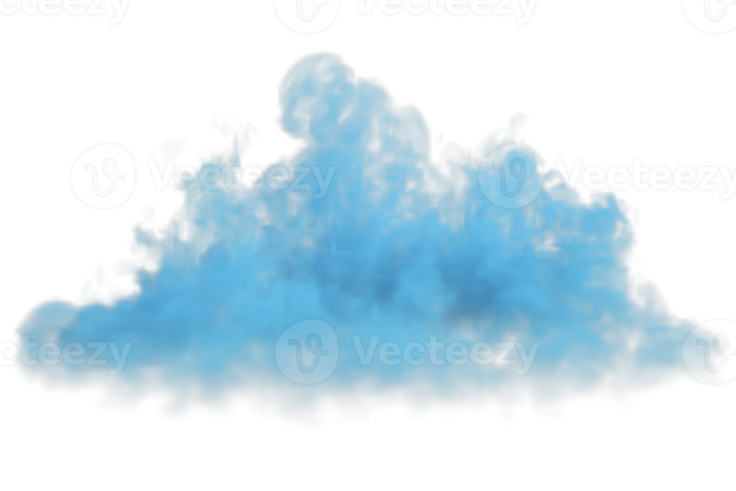 Smoke color explosion isolated. 3d render png