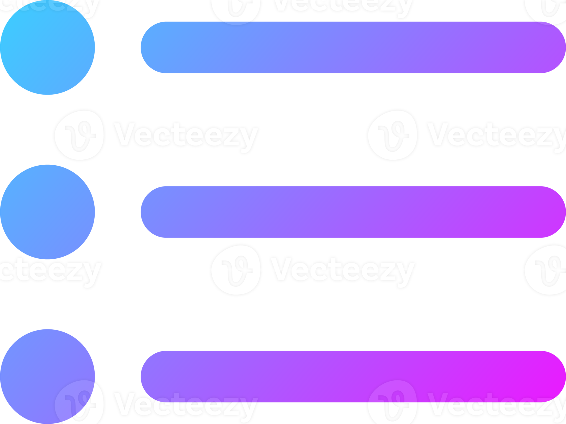 Website navigation icon in gradient colors. More menu signs ...