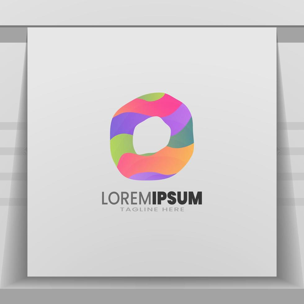 Letter O logo icon design template elements. vector