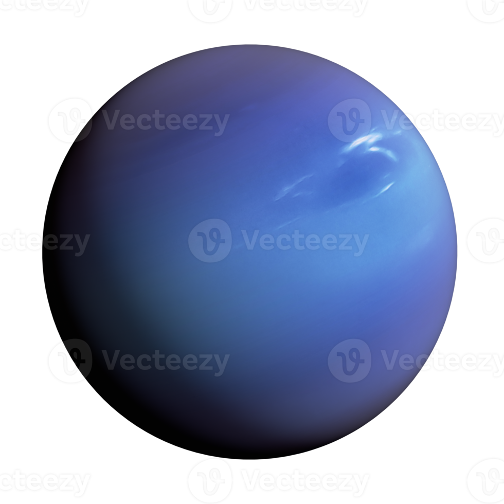 isolated realistic Neptune illustration png