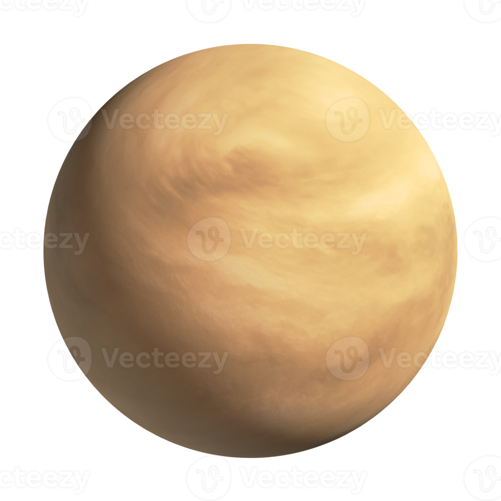 isolerat realistisk venus illustration png