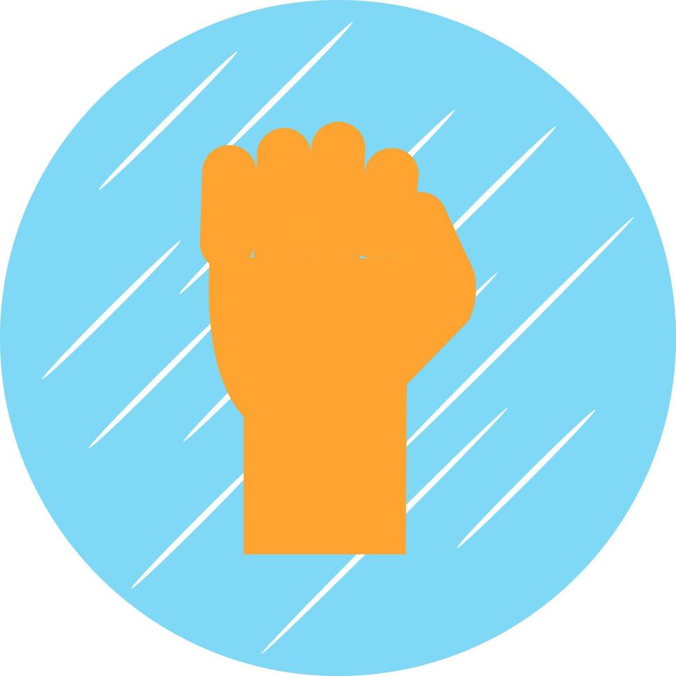 Fist Raised Vector Icon Design