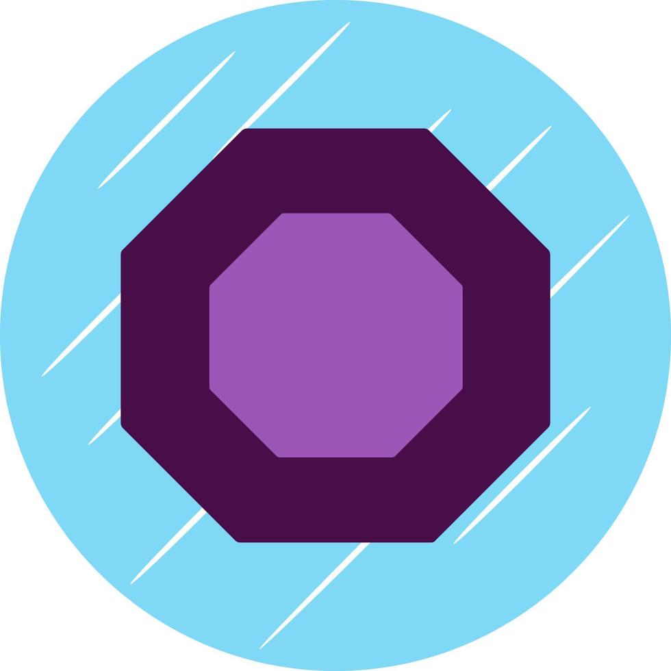 Octagon Vector Icon Design