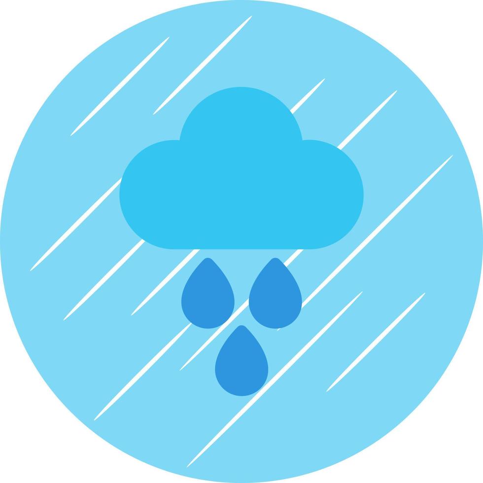 diseño de icono de vector de lluvia