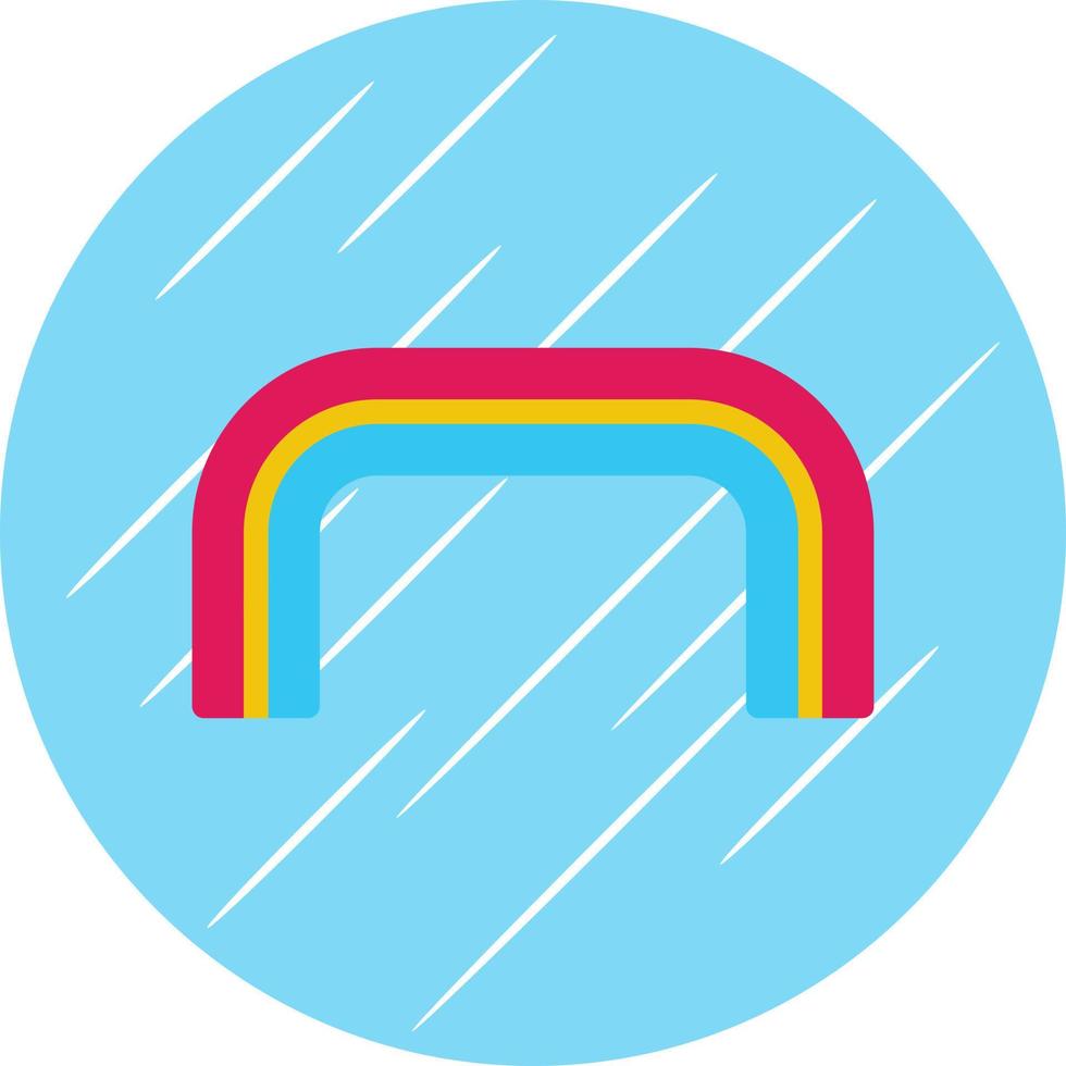 diseño de icono de vector de arco iris