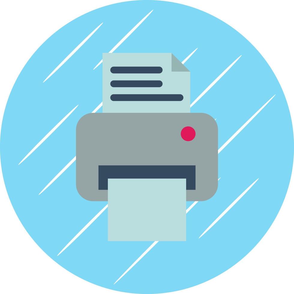 Print Vector Icon Design