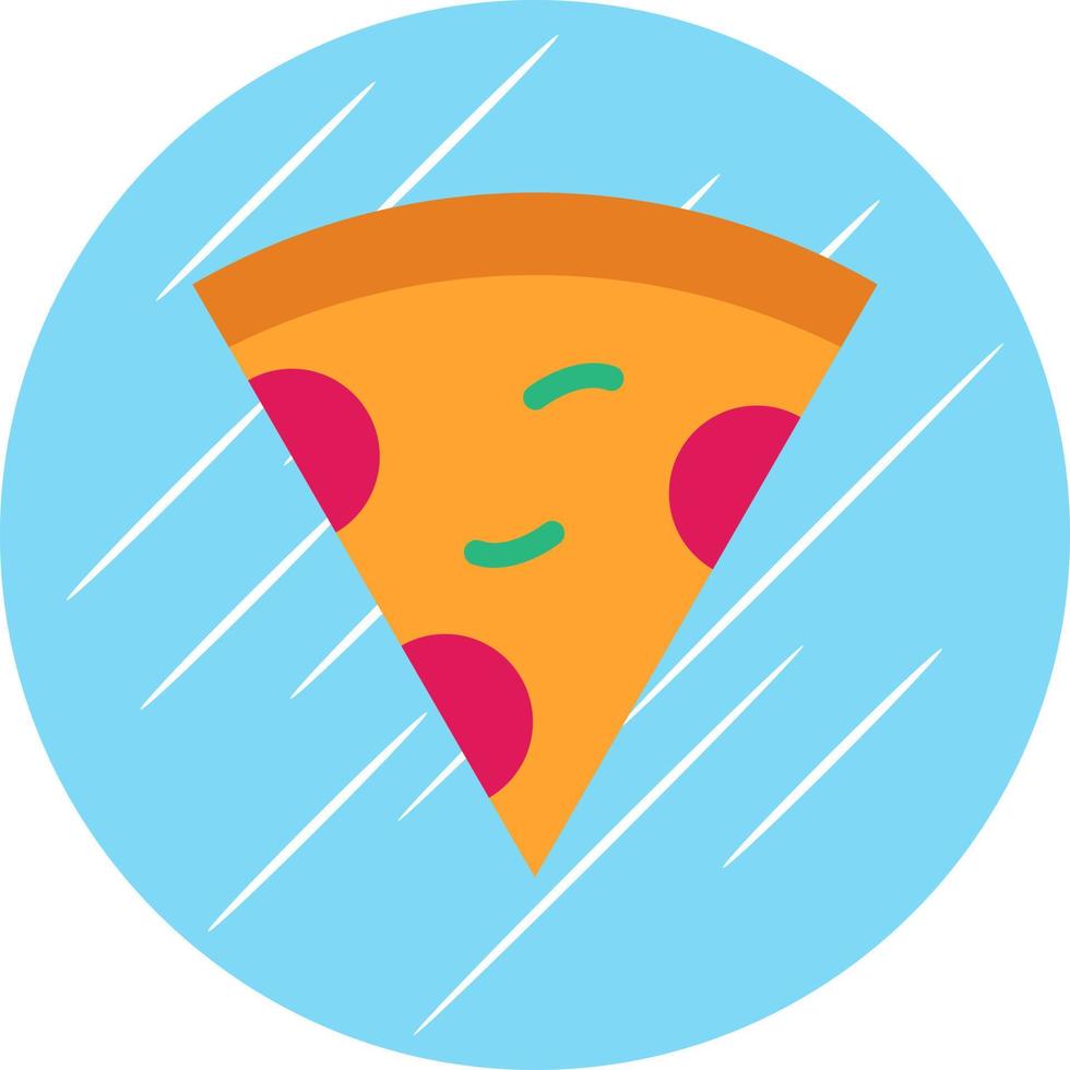 Pizza Slice Vector Icon Design