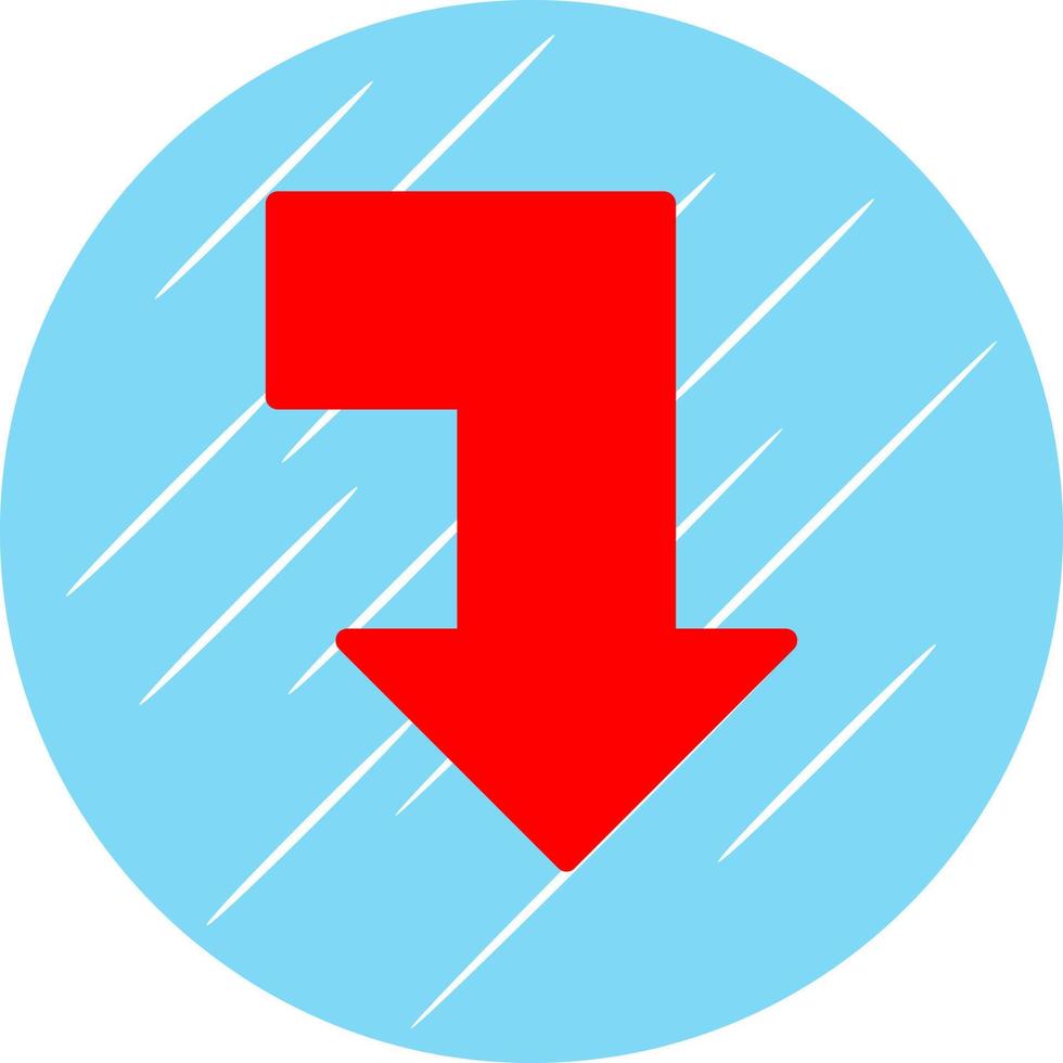 Level Down Alt Vector Icon Design