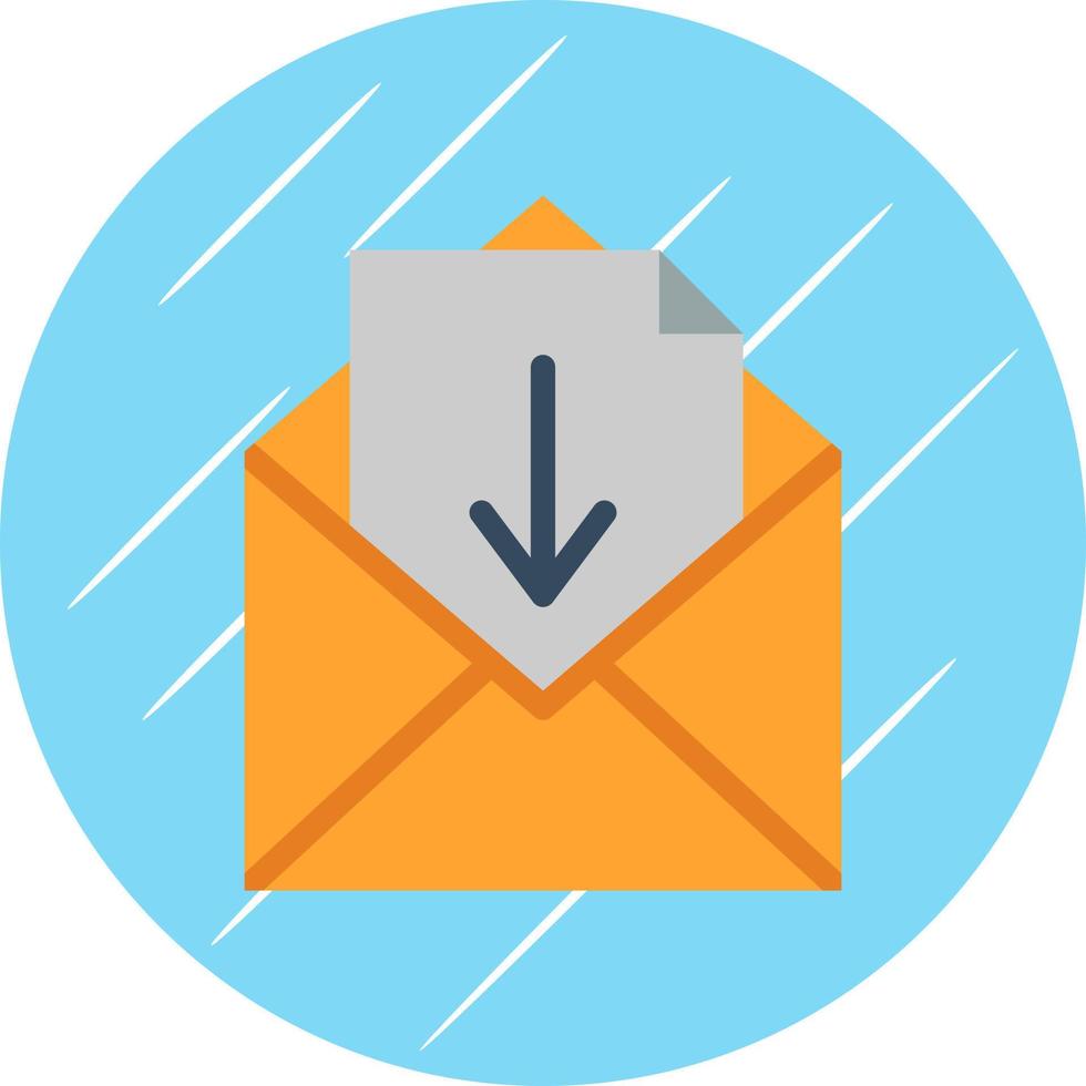 Inbox Vector Icon Design