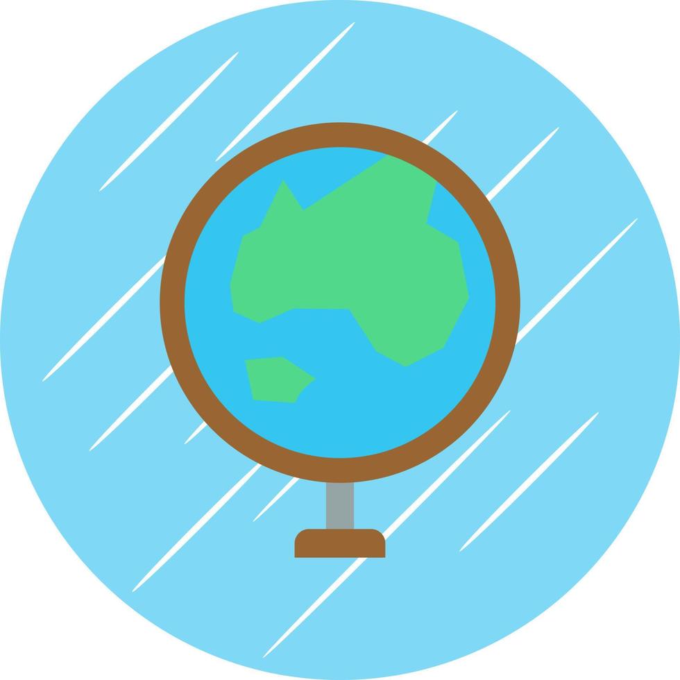 Globe Asia Vector Icon Design