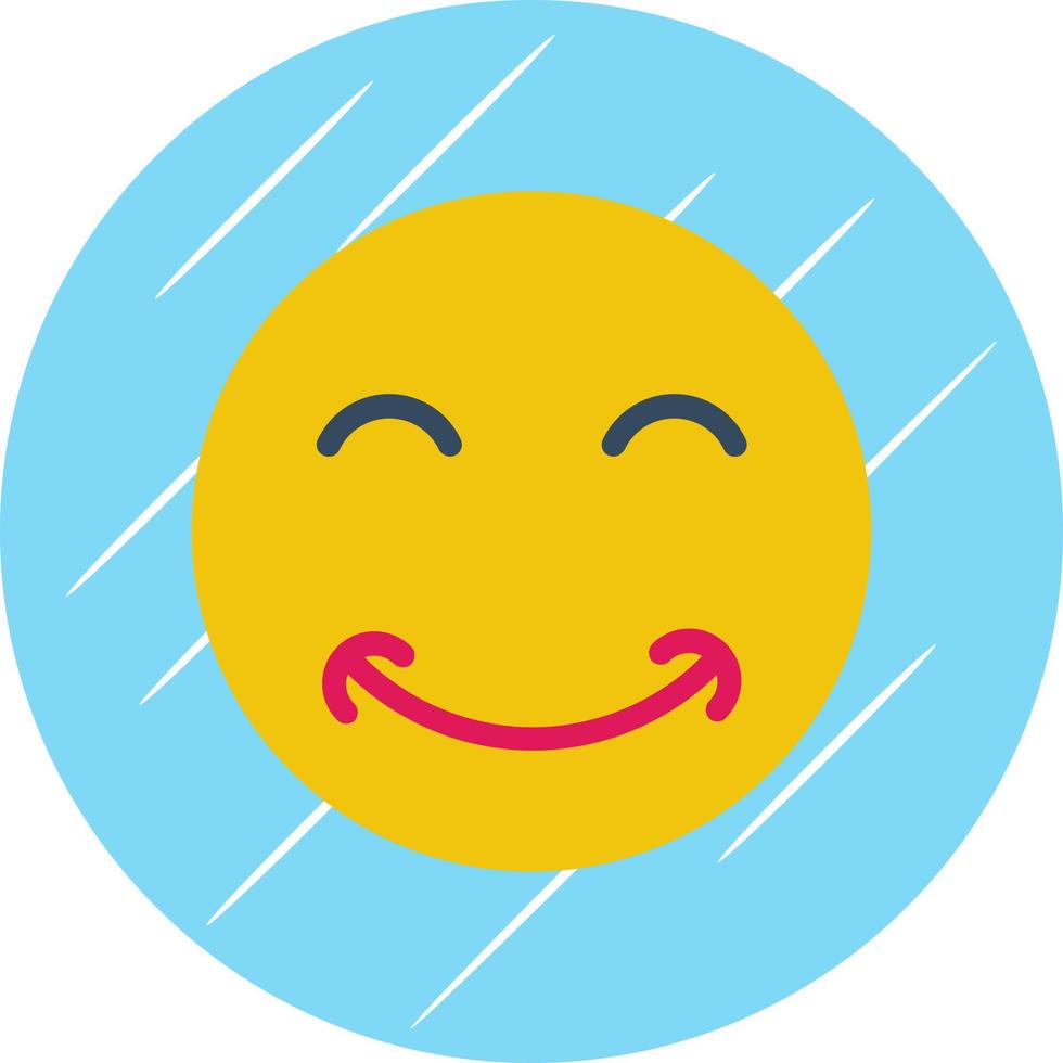 Grin Beam Vector Icon Design