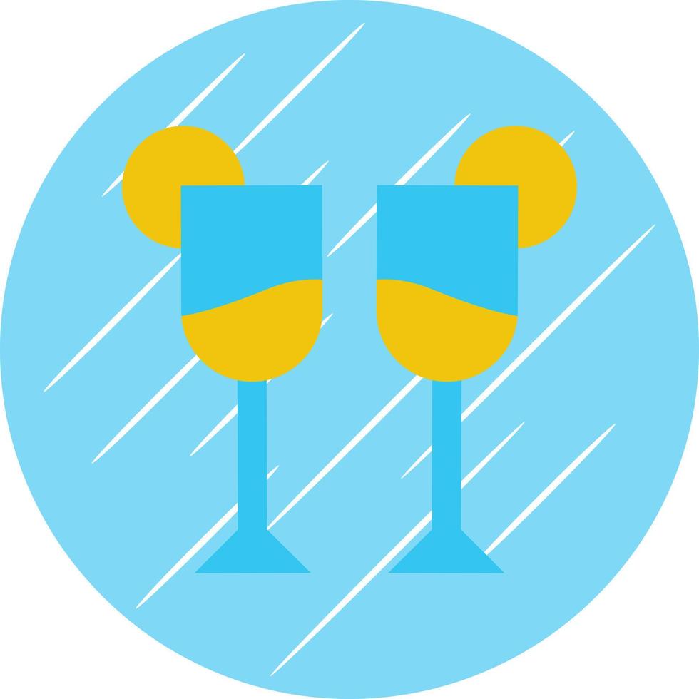 Glass Martini Alt Vector Icon Design