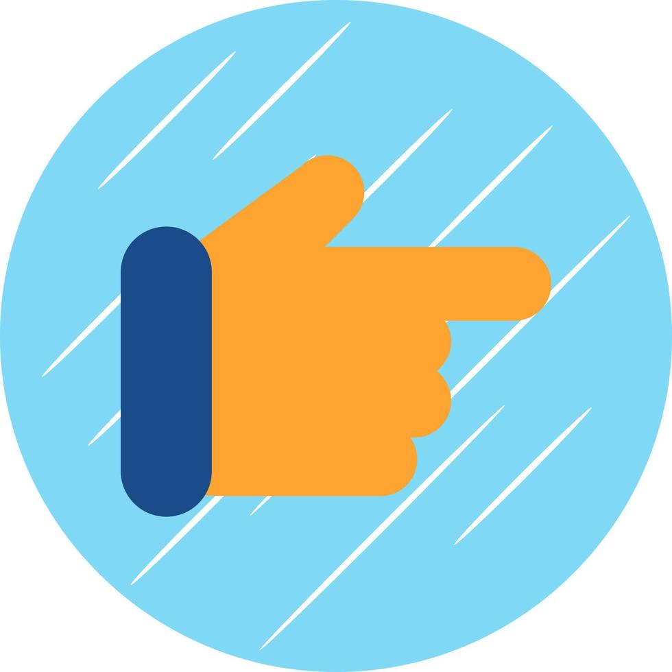 Hand Point Right Vector Icon Design