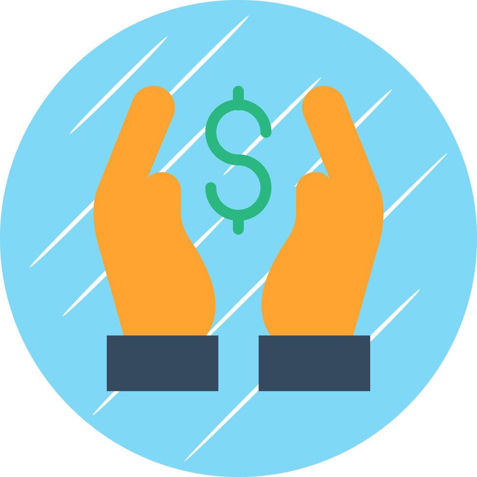 Hand Holding Usd Vector Icon Design