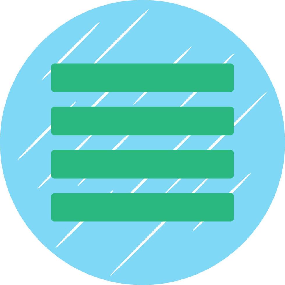 Align Justify Vector Icon Design