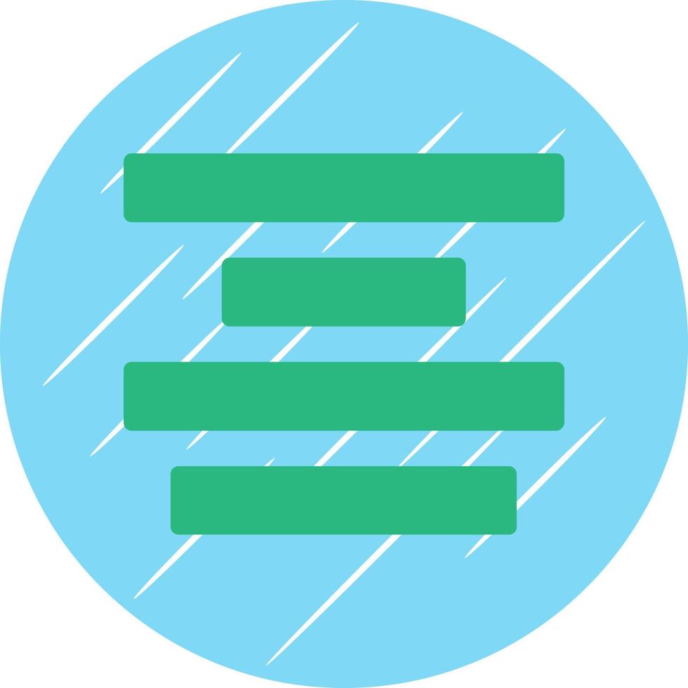 Align Center Vector Icon Design