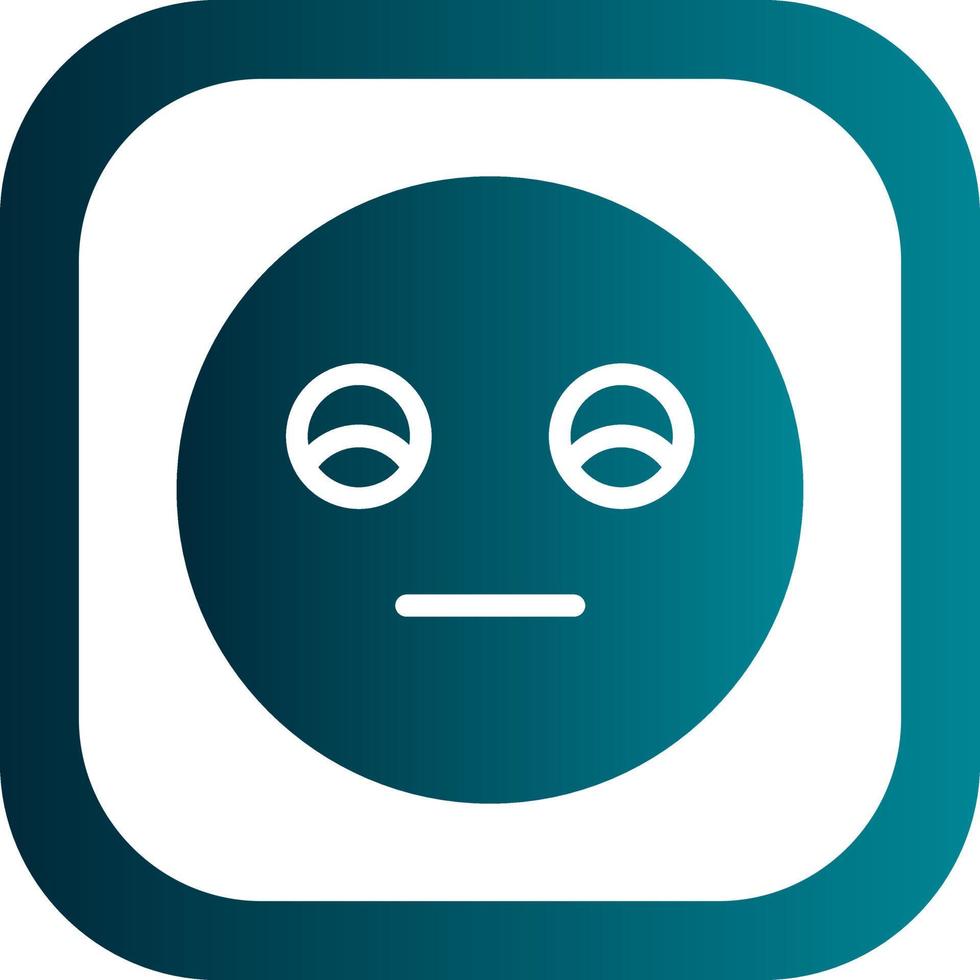 Flushed Vector Icon Design
