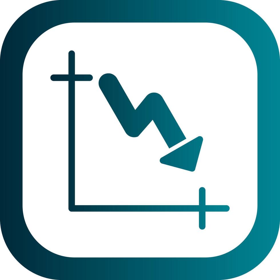 Trending down Vector Icon Design